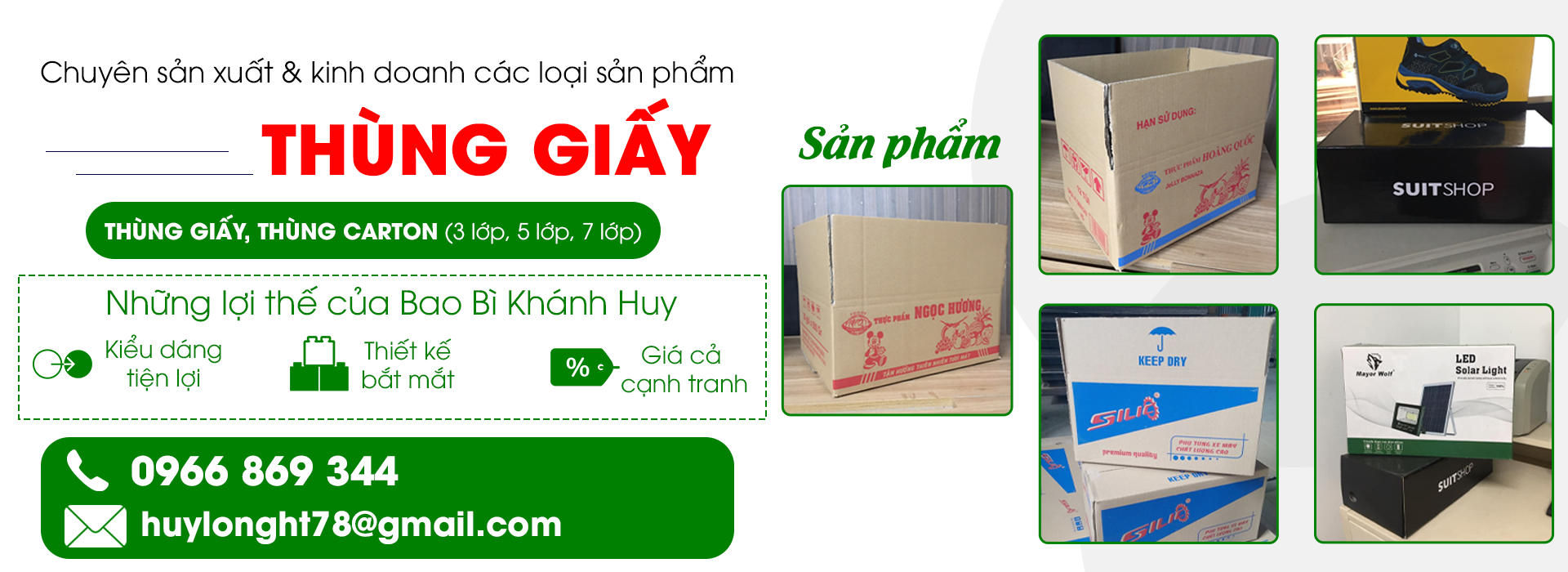 CÔNG TY TNHH SX TM DV BAO BÌ KHÁNH HUY
